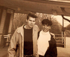 Keith and Kenny at SEPTA station